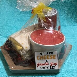 Grilled Cheese & Tomato Soup Sock Set